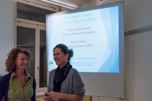 Sérieusement Ludique - LEGO SERIOUS PLAY Share Ideas Ariane Wunderli Aurore Donné atelier présentation