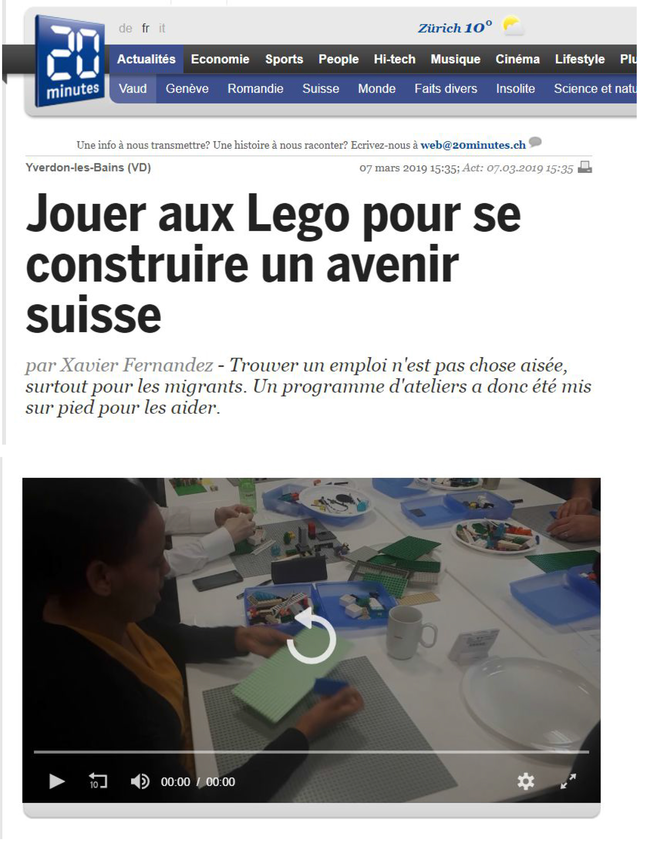 20 Minutes - LEGO SERIOUS PLAY - SERIEUSEMENT LUDIQUE - SWISSTART-1